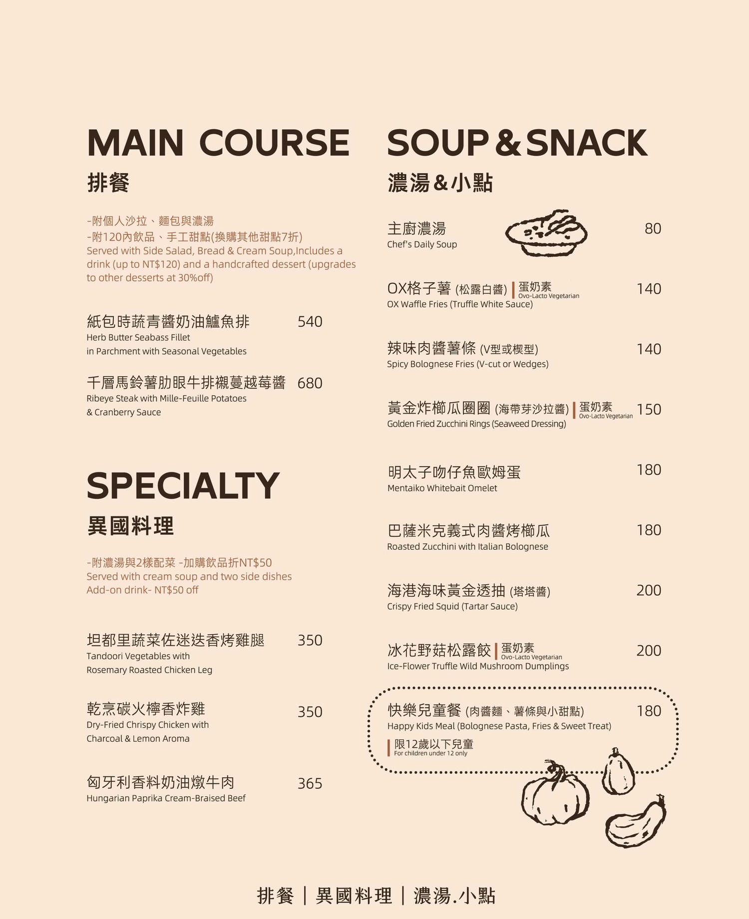 【台中餐廳推薦】迪諾蒙奇 Dinomunch Pasta 氣氛滿分、餐點 CP 值超高開箱！